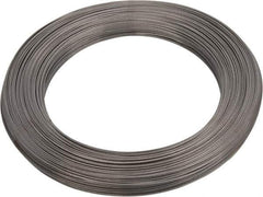 Value Collection - 12 Gage, 0.029 Inch Diameter x 447 Ft. Long, High Carbon Steel, Tempered Music Wire Coil - ASTM A228, 1 Lb. Shipping Weight - Top Tool & Supply