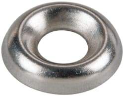 Value Collection - 0.1" Thick, Stainless Steel, Standard Countersunk Washer - 0.24" ID x 0.59" OD - Top Tool & Supply