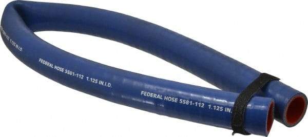 Federal Hose - 1-1/8" ID x 1.52" OD x 3' OAL, Coolant Hose - -65 to 350°F, Blue - Top Tool & Supply