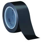 List 471 2" x 36 yds Vinyl Tape - Black - Top Tool & Supply