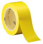 List 471 4" x 36 yds Vinyl Tape - Yellow - Top Tool & Supply