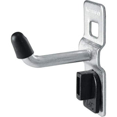 Kennedy - 1/4" Diam, 1" Long Single Vertical End Pegboard Hook - Steel - Top Tool & Supply