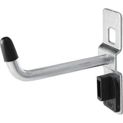 Kennedy - 1/4" Diam, 2" Long Single Vertical End Pegboard Hook - Steel - Top Tool & Supply