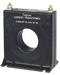 Simpson Electric - 5 Amp AC Input, 60 Hz, Panel Meter Current Transducer - 20, Screw Terminal, For Use with AC Ammeter - Top Tool & Supply