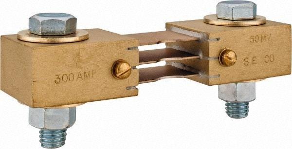 Simpson Electric - Panel Meter Switchboard Shunt - 300, 50 mV Drop, Screw Terminal, For Use with Falcon Series 200 mVDC Meters - Top Tool & Supply