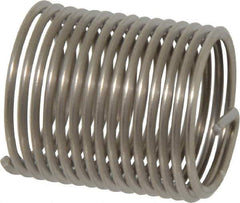 Heli-Coil - 3/4-16 UNF, 1-1/8" OAL, Free Running Helical Insert - 15-1/8 Free Coils, Tanged, 304 Stainless Steel, Bright Finish, 1-1/2D Insert Length - Top Tool & Supply