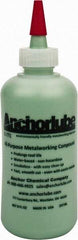 Made in USA - Anchorlube G-771, 8 oz Bottle Cutting Fluid - Water Soluble, For Broaching, Counterboring, Drawing, Drilling, Engraving, Fly-Cutting, Hole Extruding, Milling, Piercing, Punching, Sawing, Seat Forming, Spot Facing, Tapping - Top Tool & Supply