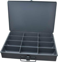 Durham - 12 Compartment Small Steel Storage Drawer - 13-3/8 Inches Wide x 9-1/4 Inches Deep - Top Tool & Supply