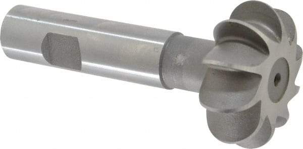 Whitney Tool Co. - 3/8" Radius, 3/4" Circle Diam, 1-7/8" Cutter Diam, Shank Connection, Convex Radius Cutter - 3/4" Shank Diam, 4" OAL, High Speed Steel, Uncoated, Profile Ground, 10 Teeth, Weldon Flat - Top Tool & Supply