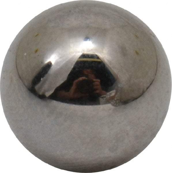 Value Collection - 11/32 Inch Diameter, Grade 25, Chrome Steel Ball - 62 to 66 C Hardness, 0.00005 Inch Diameter Deviation, 0.000025 Inch Sphericity - Top Tool & Supply