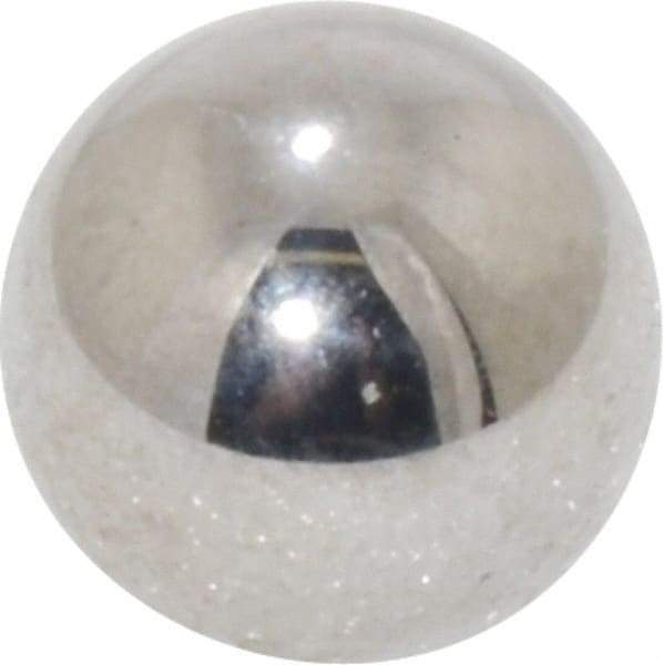 Value Collection - 3/8 Inch Diameter, Grade 25, Chrome Steel Ball - 62 to 66 C Hardness, 0.00005 Inch Diameter Deviation, 0.000025 Inch Sphericity - Top Tool & Supply