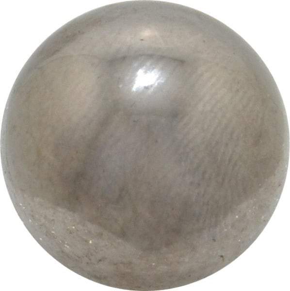 Value Collection - 5/8 Inch Diameter, Grade 25, Chrome Steel Ball - 62 to 66 C Hardness, 0.00005 Inch Diameter Deviation, 0.000025 Inch Sphericity - Top Tool & Supply