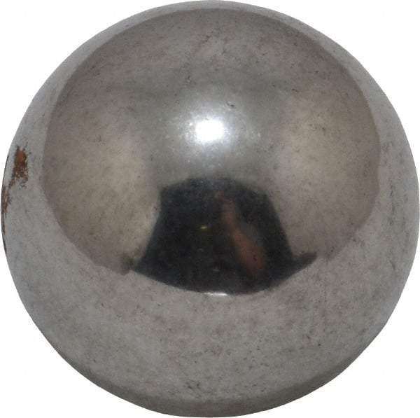 Value Collection - 1 Inch Diameter, Grade 1,000, Carbon Steel Ball - 60 to 67 C M.N. Hardness, 0.005 Inch Diameter Deviation, 0.001000 Inch Sphericity - Top Tool & Supply