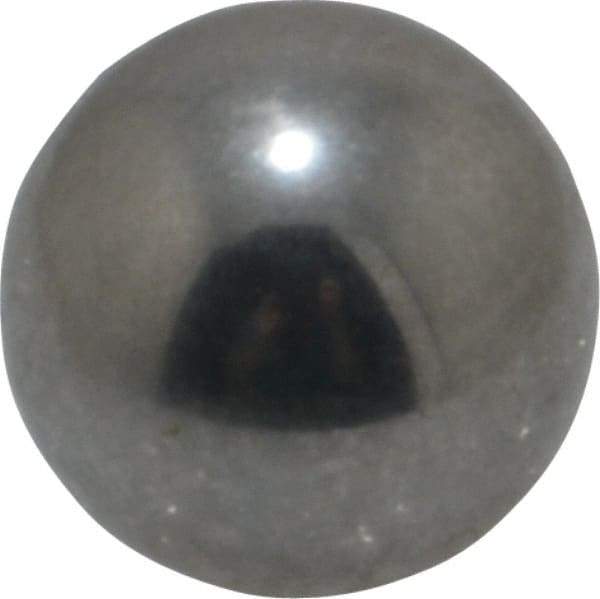 Value Collection - 7/16 Inch Diameter, Grade 100, 440-C Stainless Steel Ball - 57 - 61 C Hardness, 0.0005 Inch Sphericity, 0.0005 Inch Diameter Deviation - Top Tool & Supply