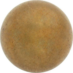 Value Collection - 1/2 Inch Diameter Brass Ball - 0.0002 Inch Sphericity, Grade 200, 75 to 87 B Hardness - Top Tool & Supply