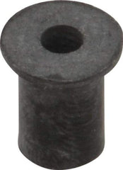 RivetKing - #6-32, 0.452" Diam x 0.062" Thick Flange, Rubber Insulated Rivet Nut - UNC Thread, Rubber, 5/16" Body Diam, 1/2" OAL - Top Tool & Supply