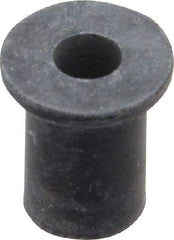 RivetKing - #8-32, 0.438" Diam x 0.052" Thick Flange, Rubber Insulated Rivet Nut - UNC Thread, Rubber, 5/16" Body Diam, 1/2" OAL - Top Tool & Supply