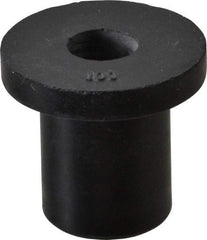 RivetKing - 3/8-16, 1-1/4" Diam x 0.187" Thick Flange, Rubber Insulated Rivet Nut - Neoprene, 3/4" Body Diam, 1-1/16" OAL - Top Tool & Supply