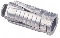 Made in USA - 1/2" Diam, 1/2" Drill, 2-7/8" OAL, 1" Min Embedment Taper Bolt Concrete Anchor - Grade 5 Steel, Zinc-Plated Finish, Hex Head, Hex Drive - Top Tool & Supply