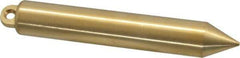 Lufkin - 6-3/4 Inch Long, 1 Inch Diameter Brass Plumb Bob - 20 Ounce - Top Tool & Supply