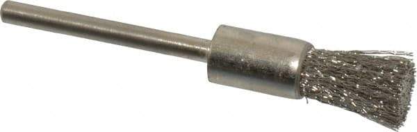 Osborn - 5/16" Brush Diam, End Brush - 1/8" Diam Shank, 25,000 Max RPM - Top Tool & Supply