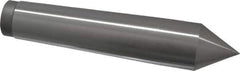 Value Collection - 1.24" Head Diam, Steel Standard Point Solid Dead Center - 4MT Morse Taper, 1.24" Point Diam, 6-5/16" OAL - Top Tool & Supply