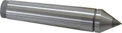 Value Collection - 0.95" Head Diam, Carbide-Tipped Steel Standard Point Solid Dead Center - 3MT Morse Taper, 0.95" Point Diam, 4.92" OAL - Top Tool & Supply