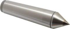 Value Collection - 1.76" Head Diam, Carbide-Tipped Steel Standard Point Solid Dead Center - 5MT Morse Taper, 1.76" Point Diam, 7-7/8" OAL - Top Tool & Supply