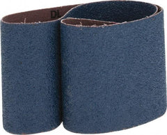 Made in USA - 3" Wide x 24" OAL, 40 Grit, Zirconia Alumina Abrasive Belt - Zirconia Alumina, Coarse, Coated, X Weighted Cloth Backing - Top Tool & Supply