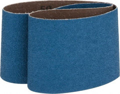 Made in USA - 3" Wide x 24" OAL, 50 Grit, Zirconia Alumina Abrasive Belt - Zirconia Alumina, Coarse, Coated, X Weighted Cloth Backing - Top Tool & Supply