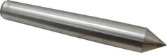 Made in USA - Carbide-Tipped Alloy Steel Standard Point Solid Dead Center - B&S 10 Brown & Sharpe Taper, 8-17/32" OAL - Top Tool & Supply