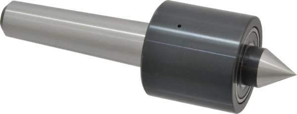 Riten - MT3 Taper Shank, 2" Head Diam 1,830 Lb Capacity Live Center - 2,500 Max RPM, 1-15/16" Head Length, 13/16" Point Diam, 1" Point Len, 500 Lb Max Workpc, Standard Point - Top Tool & Supply