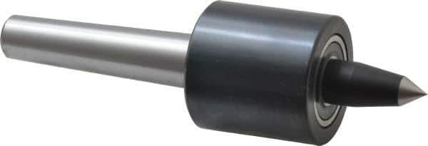 Riten - MT2 Taper Shank, 1-5/8" Head Diam 1,000 Lb Capacity Live Center - 2,500 Max RPM, 1-5/8" Head Length, 3/8" Point Diam, 1-1/4" Point Len, 300 Lb Max Workpc, Tracer Point - Top Tool & Supply