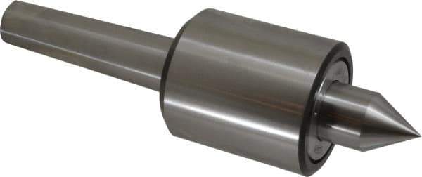 Riten - MT4 Taper Shank, 2-7/8" Head Diam 9,000 Lb Capacity Live Center - 5,500 Max RPM, 3-3/16" Head Length, 1-1/4" Point Diam, 2" Point Len, 2,200 Lb Max Workpc, Standard Point - Top Tool & Supply