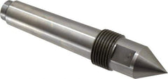 Riten - 1" Head Diam, Steel Standard Point Solid Dead Center - 3MT Morse Taper, 1" Point Diam, 1-5/8" Point Length - Top Tool & Supply