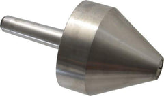 Riten - MT3 Taper Shank, 4" Head Diam 8,000 Lb Capacity Live Center - 4-9/32" Head Length, 1" Point Diam, 4.2813" Point Len, 3,800 Lb Max Workpc, Bull Nose Point - Top Tool & Supply