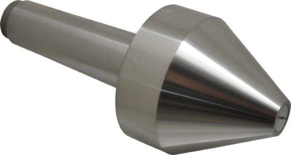 Riten - MT5 Taper Shank, 4" Head Diam 8,000 Lb Capacity Live Center - 4-9/32" Head Length, 1" Point Diam, 4.2813" Point Len, 4,800 Lb Max Workpc, Bull Nose Point - Top Tool & Supply