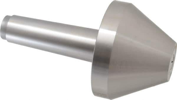 Riten - MT5 Taper Shank, 5" Head Diam 8,000 Lb Capacity Live Center - 3-13/16" Head Length, 2" Point Diam, 3-13/16" Point Len, 4,800 Lb Max Workpc, Bull Nose Point - Top Tool & Supply