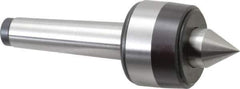 Bison - MT2 Taper Shank, 1.57" Head Diam 460 Lb Capacity Live Center - 5,000 Max RPM, 0.7" Point Diam, 0.87" Point Len, 460 Lb Max Workpc, 4.74" OAL, 0.87" Long Tip, Standard Point - Top Tool & Supply