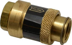 Coilhose Pneumatics - 3/8" Pipe, FNPT x FNPT, Brass Lockout Valve - 150 Max psi, Brass Sleeve - Top Tool & Supply