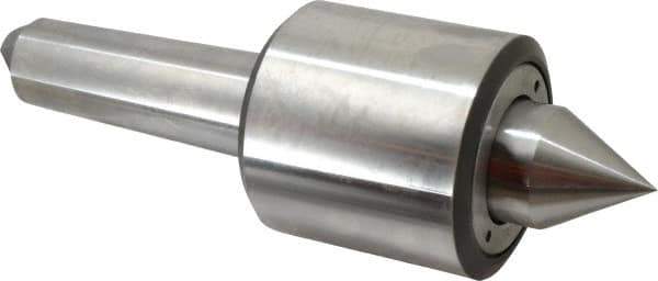 Riten - MT5 Taper Shank, 3-3/4" Head Diam 16,000 Lb Capacity Live Center - 3,200 Max RPM, 3-27/32" Head Length, 1-7/8" Point Diam, 2-1/4" Point Len, 8,000 Lb Max Workpc, Standard Point - Top Tool & Supply