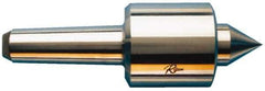 Riten - MT7 Taper Shank, 4-5/8" Head Diam 30,000 Lb Capacity Live Center - 3,000 Max RPM, 3-27/32" Head Length, 2" Point Diam, 2-1/4" Point Len, 14,000 Lb Max Workpc, Standard Point - Top Tool & Supply