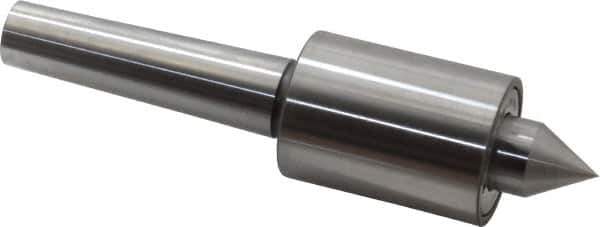 Riten - MT3 Taper Shank, 1-3/4" Head Diam 4,600 Lb Capacity Live Center - 5,000 Max RPM, 2-3/8" Head Length, 7/8" Point Diam, 1-1/8" Point Len, 920 Lb Max Workpc, Standard Point - Top Tool & Supply