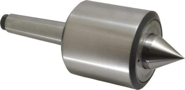 Riten - MT4 Taper Shank, 3-3/4" Head Diam 10,900 Lb Capacity Live Center - 4,000 Max RPM, 3-27/32" Head Length, 1.6563" Point Diam, 1-3/4" Point Len, 4,800 Lb Max Workpc, Standard Point - Top Tool & Supply