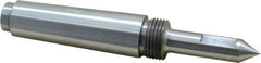 Riten - 1/2" Head Diam, Steel Long Point Solid Dead Center - 3MT Morse Taper, 1/2" Point Diam, 2" Point Length - Top Tool & Supply