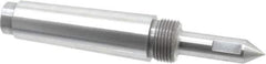 Riten - 5/8" Head Diam, Steel Long Point Solid Dead Center - 4MT Morse Taper, 5/8" Point Diam, 2-1/4" Point Length - Top Tool & Supply