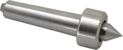 Riten - MT4 Taper Shank, 2-1/8" Head Diam 6,750 Lb Capacity Live Center - 1,000 Max RPM, 1-3/16" Head Length, 1" Point Diam, 1" Point Len, 1,800 Lb Max Workpc, Standard Point - Top Tool & Supply