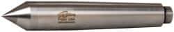 Riten - 0.7" Head Diam, Carbide-Tipped Steel Standard Point Half Dead Center - 2MT Morse Taper, 0.7" Point Diam, 4-3/16" OAL - Top Tool & Supply