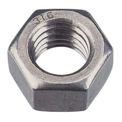 Value Collection - M33x3.50 Metric Coarse Steel Right Hand Hex Nut - 50mm Across Flats, 26mm High, Zinc-Plated Finish - Top Tool & Supply