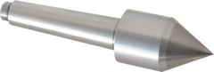 Riten - 1-1/4" Head Diam, Carbide-Tipped Steel Standard Point Solid Dead Center - 2MT Morse Taper, 1-1/4" Point Diam - Top Tool & Supply